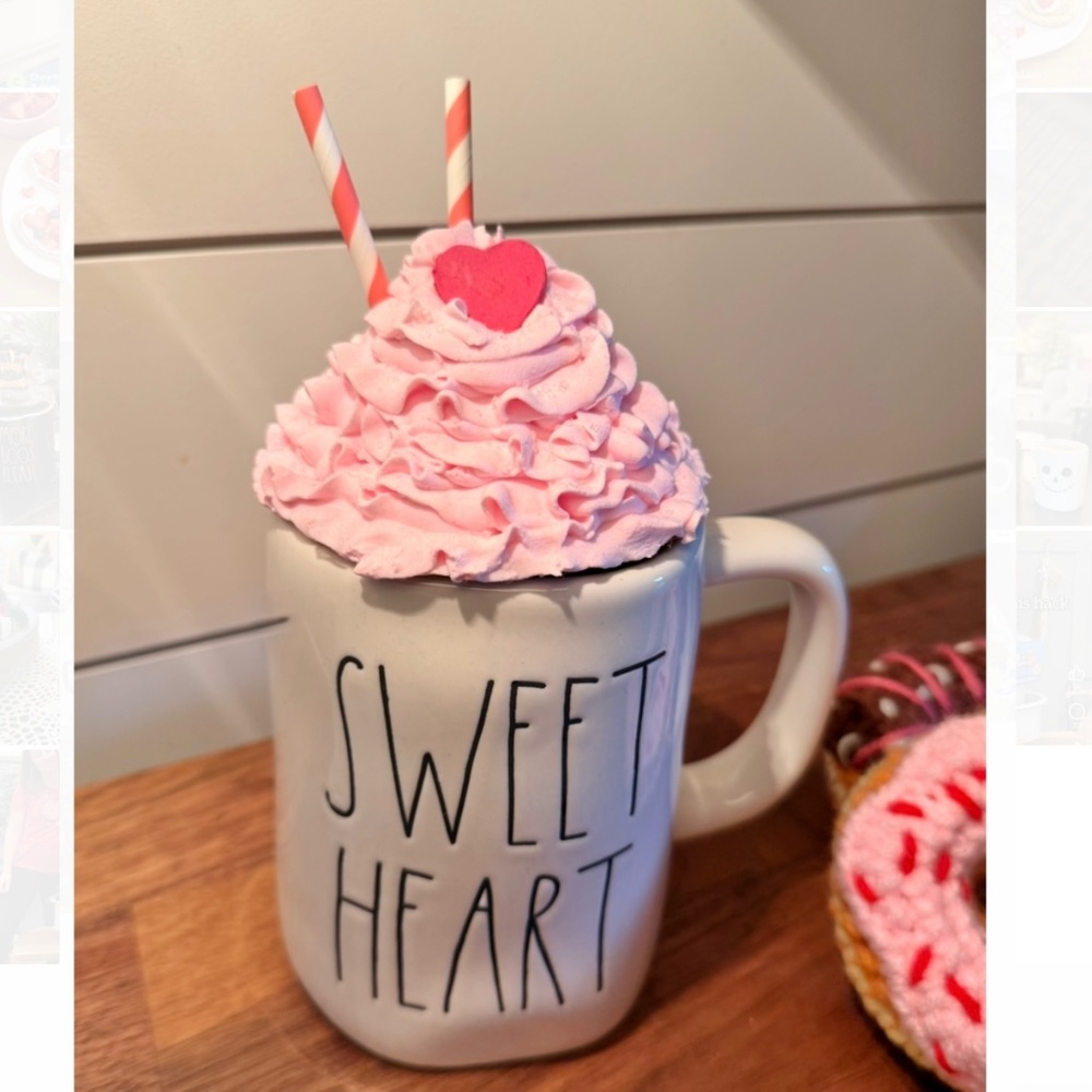 Rae Dunn Sweet Heart Mug with Topper